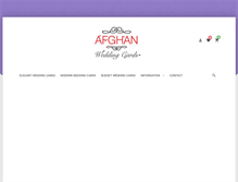 Tablet Screenshot of afghanweddingcards.com